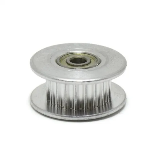 Polea loca dentada GT2 20T con rodamiento para correa de 6 mm, DI 3 mm
