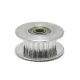 Polea loca dentada GT2 20T con rodamiento para correa de 6 mm, DI 3 mm
