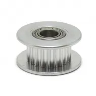 Polea loca dentada GT2 20T con rodamiento para correa de 6 mm, DI 5 mm