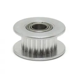 Polea loca dentada GT2 20T con rodamiento para correa de 6 mm, DI 5 mm