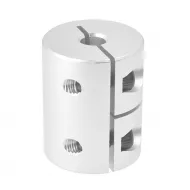 Acoplador rígido de manga 5 mm a 8 mm de aluminio