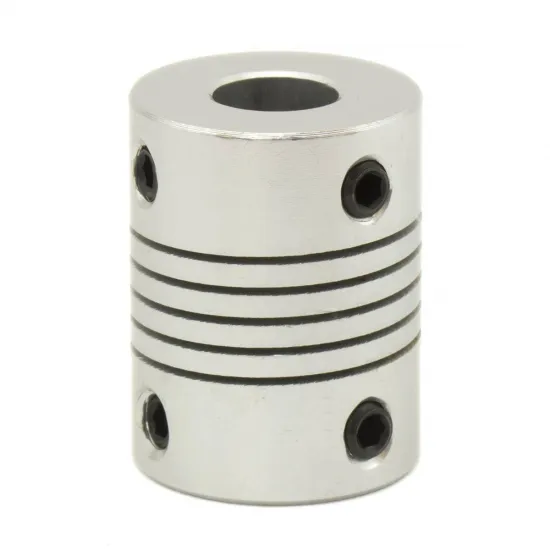 Acoplador flexible 5 mm a 8 mm para husillo del eje Z - Aluminio