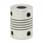 Imagen de Acoplador flexible 5 mm a 8 mm para husillo del eje Z - Aluminio