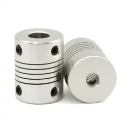 Acoplador flexible 5 mm a 8 mm para husillo del eje Z - Aluminio