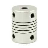 Acoplador flexible 5 mm a 5 mm para husillo del eje Z - Aluminio
