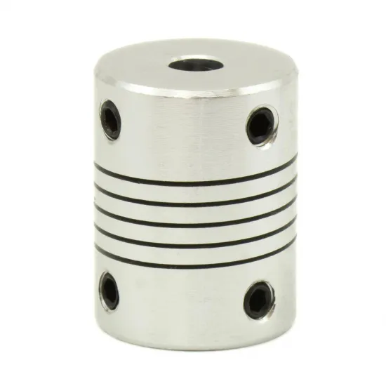 Acoplador flexible 5 mm a 5 mm para husillo del eje Z - Aluminio