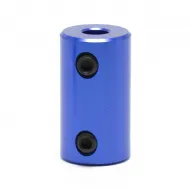 Acoplador rígido 5 mm a 5 mm de aluminio para eje y husillo