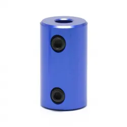 Acoplador rígido 5 mm a 5 mm de aluminio para eje y husillo