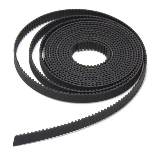 Correa dentada GT2 de 6 mm reforzada con fibra de vidrio, 1 m