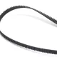 Correa dentada GT2 de 6 mm reforzada con fibra de vidrio, 1 m