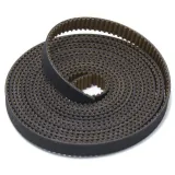 Correa dentada GT2 antidesgaste de 6 mm reforzada con fibra de vidrio, 1 m