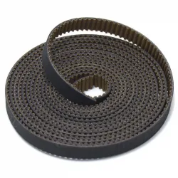 Correa dentada GT2 antidesgaste de 6 mm reforzada con fibra de vidrio, 1 m
