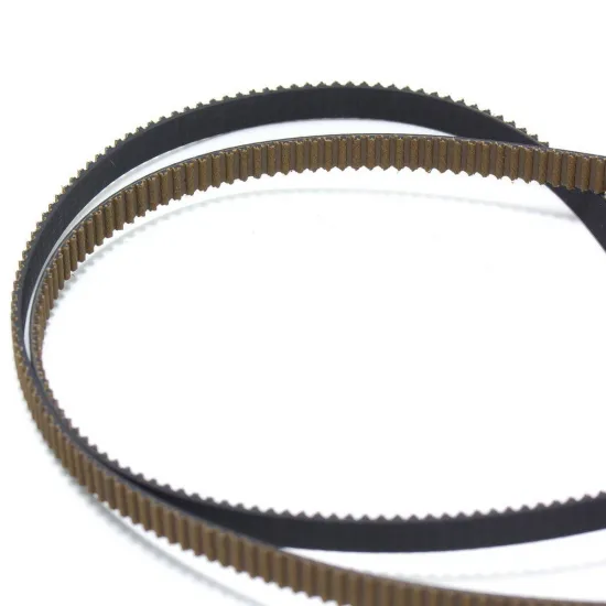 Correa dentada GT2 antidesgaste de 6 mm reforzada con fibra de vidrio, 1 m