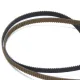 Correa dentada GT2 antidesgaste de 6 mm reforzada con fibra de vidrio, 1 m