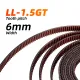 Correa Gates LL-1,5GT RF de 6 mm · paso 1,5 mm · venta por metro