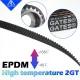 Correa Gates LL-2GT EPDM de 10 mm · paso 2 mm · 1 m