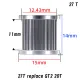Polea loca dentada Mellow 1,5GT 27T para correa de 10 mm · alojamiento 5 mm