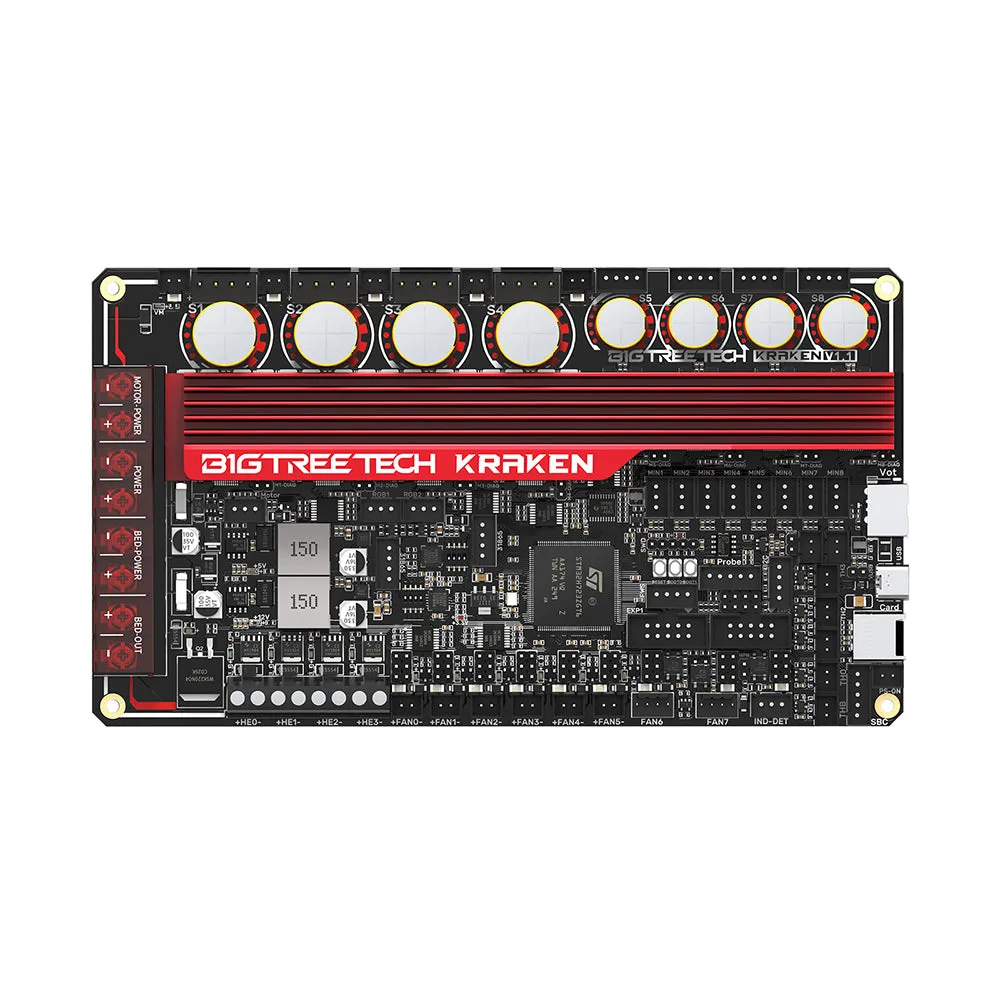 Placa de control BIGTREETECH Kraken V1.1 con ocho TMC2160 integrados