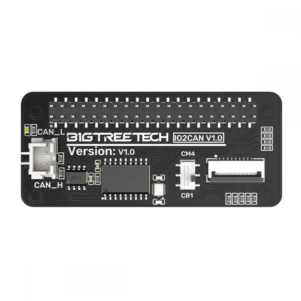Placa BIGTREETECH IO2CAN V1.0 con conector CAN y selector CB1 o CM4