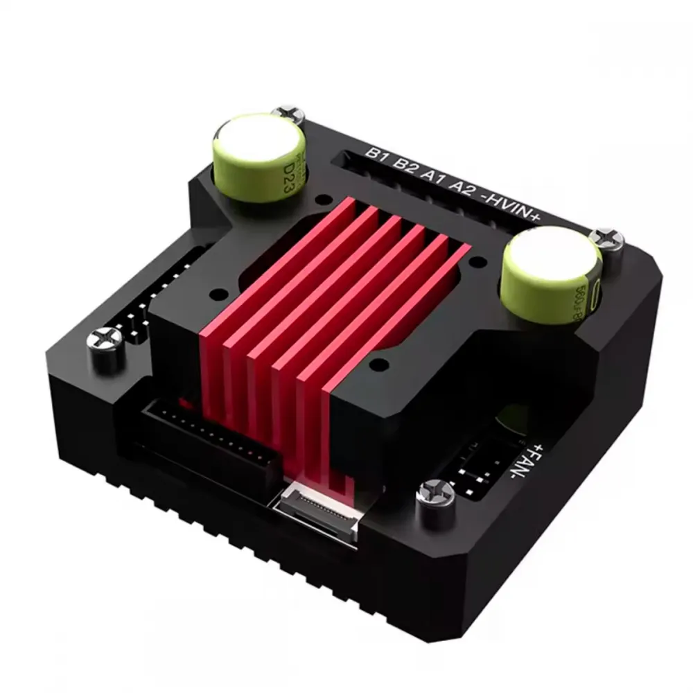 Driver BIGTREETECH TMC5160T Plus V1.0 con carcasa disipadora y bornero de potencia
