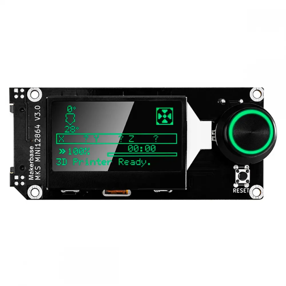Pantalla gráfica MKS MINI12864 V3.0 con LCD, encoder y retroiluminación RGB