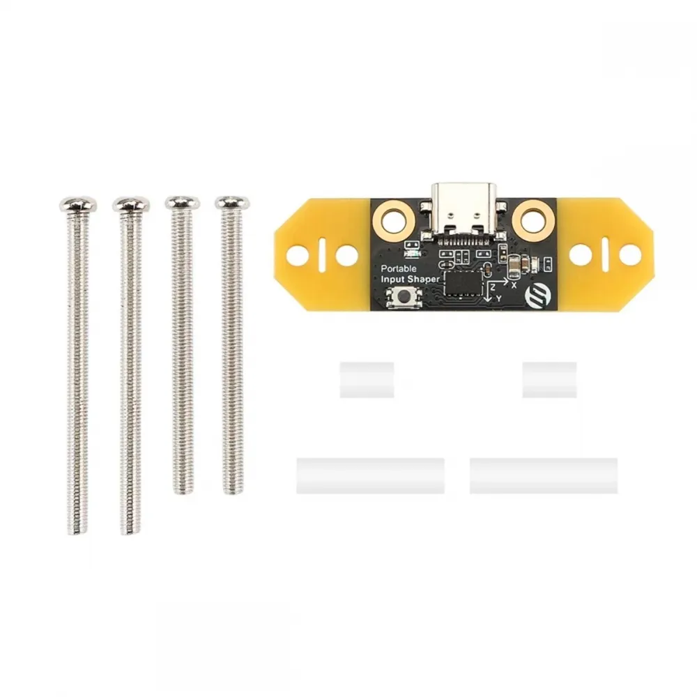 FYSETC Portable Input Shaper con tornillería y separadores de montaje
