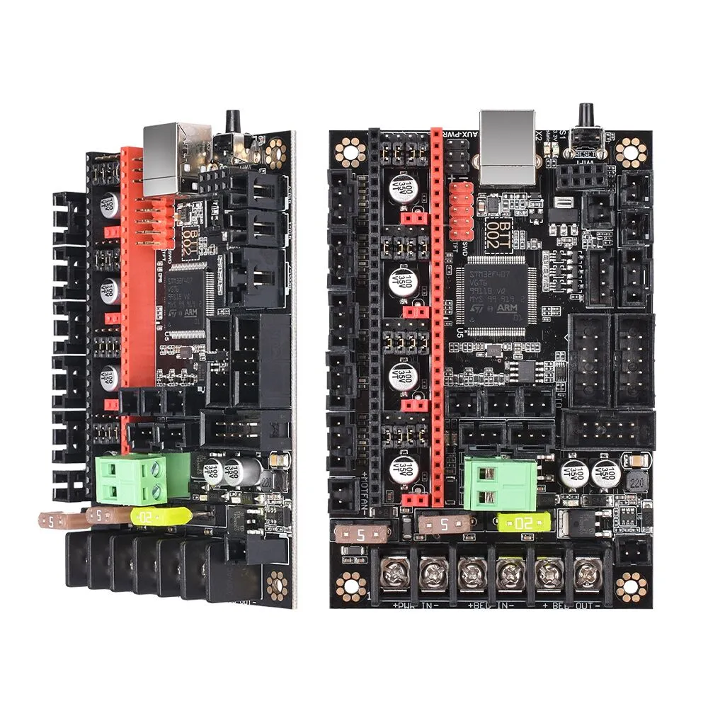 Placa BIGTREETECH BTT002 V1.0 con cuatro zócalos para drivers StepStick y conexiones para impresora 3D