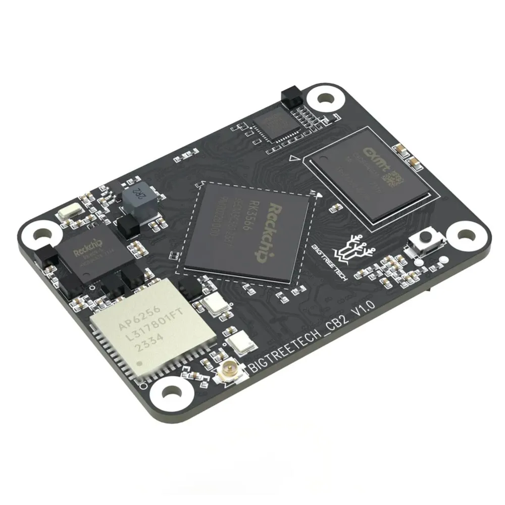 Módulo BIGTREETECH CB2 V1.0 con Rockchip RK3566, memoria y antena Wi-Fi