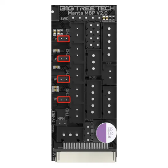 Manta M8P Placa de impresora 3D de 32 bits - Marlin y Klipper