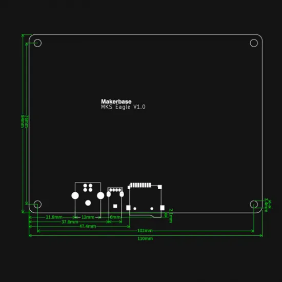 MKS Eagle V1.0 - placa 32 bits STM32F407 con 5 TMC2209 UART integrados