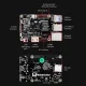 MKS Pi - Placa de 64 bits para Klipper - reemplazo de Raspberry Pi - 12/24V