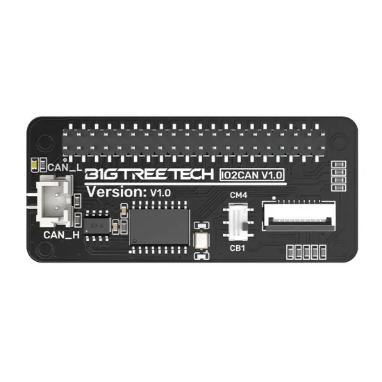 BIGTREETECH IO2CAN V1.0 | Adaptador SPI a CAN para CB1, CM4 y Raspberry Pi
