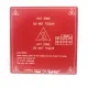 Cama caliente MK2B 200 × 200 mm 12 V / 24 V - Roja o negra