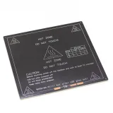 Cama caliente MK3 ALU 220 × 220 × 3 mm, 12/24 V, con orificios avellanados