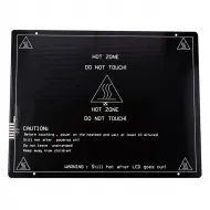 Cama caliente MK3 ALU 220 × 280 × 3 mm, 12 V, montaje de 209 mm