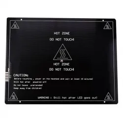 Cama caliente MK3 ALU 220 × 280 × 3 mm, 12 V, montaje de 209 mm