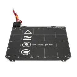Cama caliente magnética tipo MK52 24 V – 180 W y 9 puntos de montaje