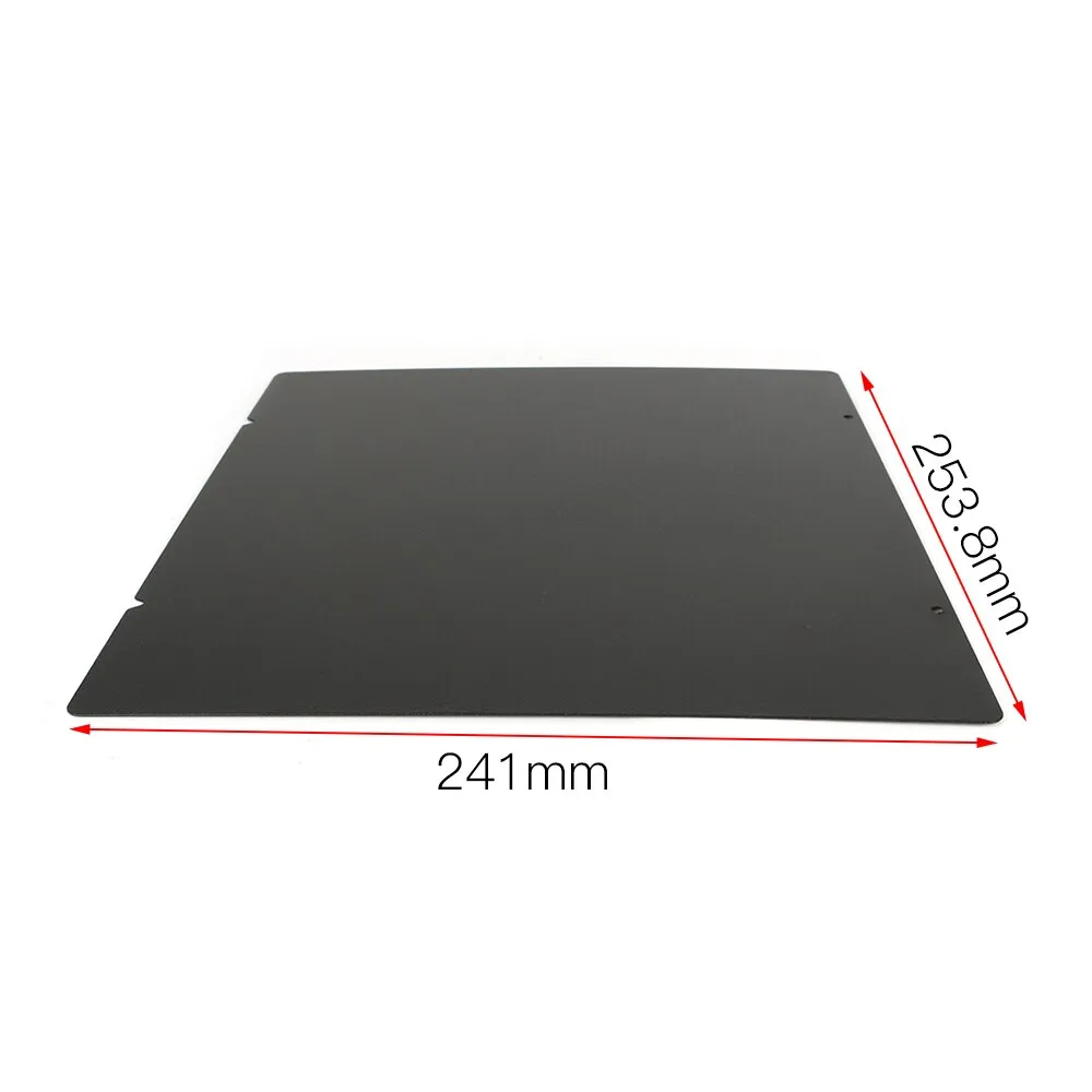 Medidas exteriores de 241 por 253,8 mm de la lámina flexible MK52