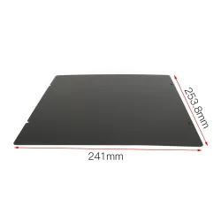 FYSETC lámina flexible MK52 de acero con PEI texturizado doble cara — 241 × 253,8 mm