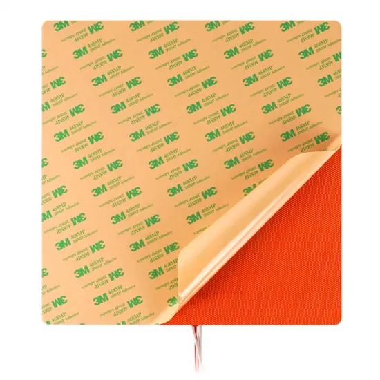 Cama caliente de silicona 300x300mm 220V 500W - cableada