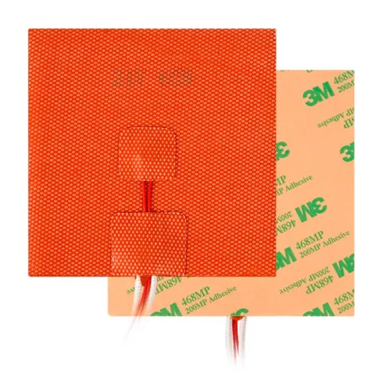 Cama caliente de silicona 100x100mm 24V 60W - cableada