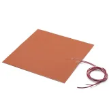 Cama caliente de silicona adhesiva 300 × 300 mm — 220 V, 500 W y NTC 100K