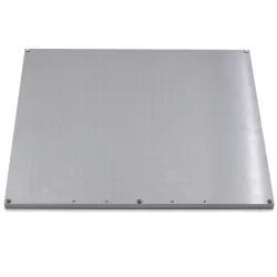 Base HTA3D de aluminio fundido mecanizado 330 × 330 × 8 mm para cama de impresora 3D