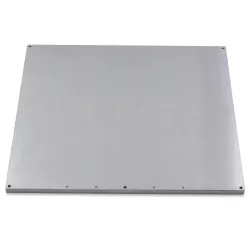 Base HTA3D de aluminio fundido mecanizado 330 × 330 × 8 mm para cama de impresora 3D