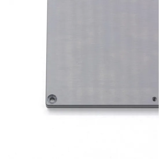 Base de Impresión de Aluminio Fundido Mecanizado para Impresora 3D | 8mm grosor | 330 x 330 mm