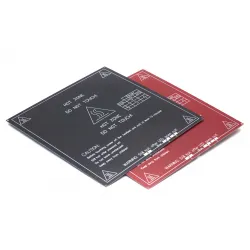 Cama caliente MK2B 200 × 200 mm 12 V / 24 V - Roja o negra