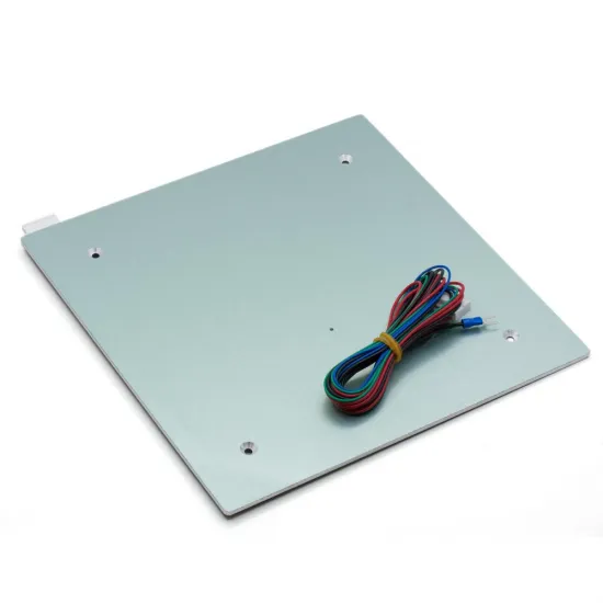 Cama caliente MK3 ALU 235 × 235 mm, 24 V y 240 W — conexión preparada