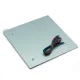 Cama caliente MK3 ALU 235 × 235 mm, 24 V y 240 W — conexión preparada