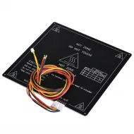 Cama caliente MK3 ALU 220 × 220 × 3 mm, 12 V y 96 W, con cable y termistor