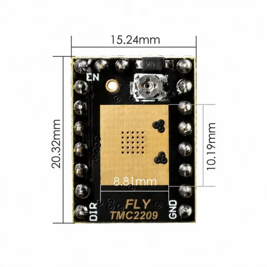 Mellow FLY TMC2209 StepStick UART driver with heatsink